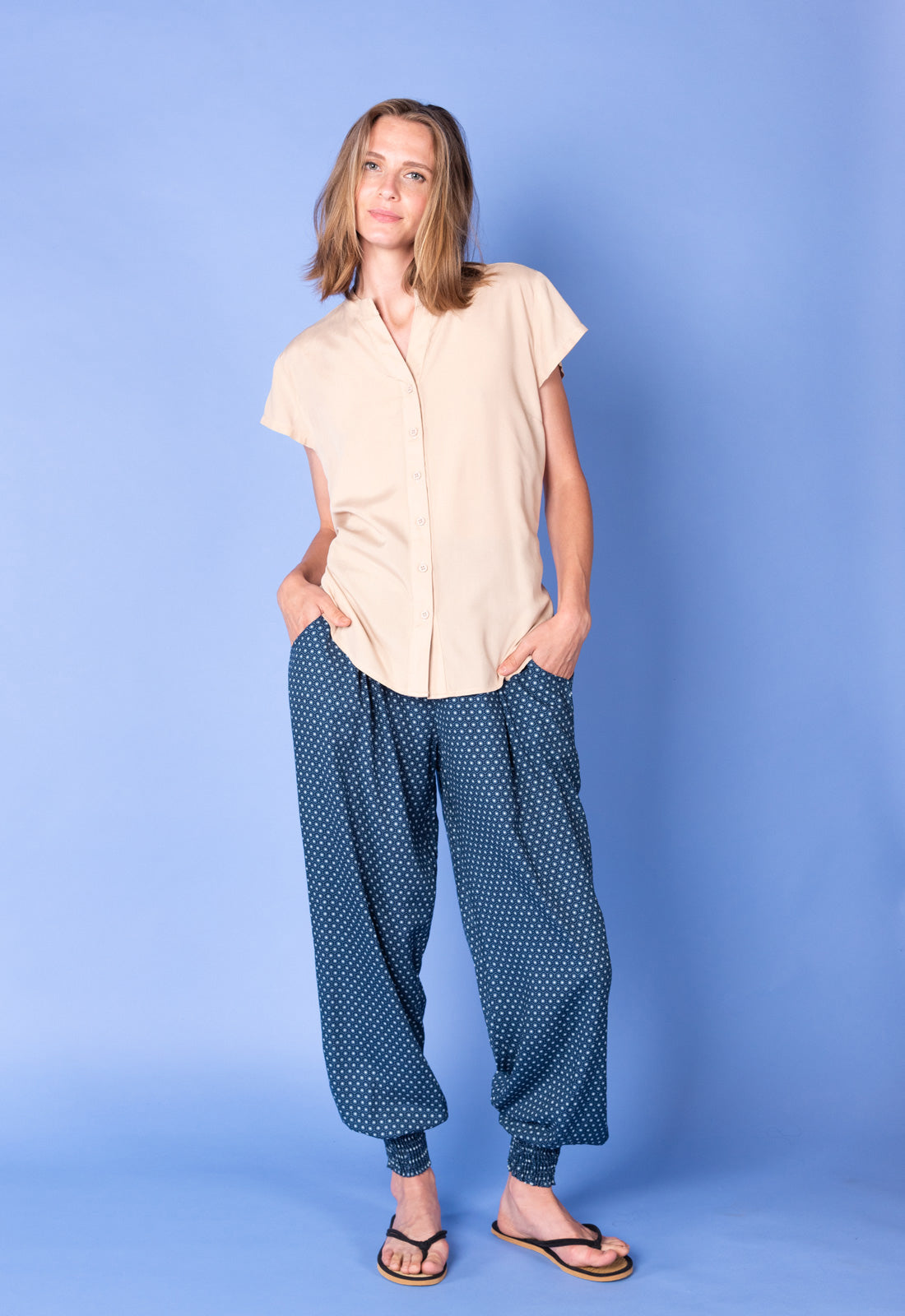 Lange weich fließende Hose - S25Pants-R1