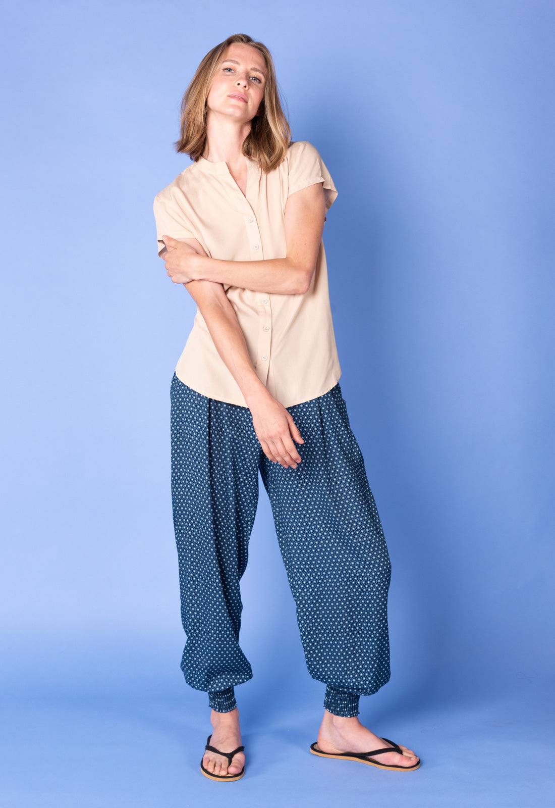 Lange weich fließende Hose - S25Pants-R1