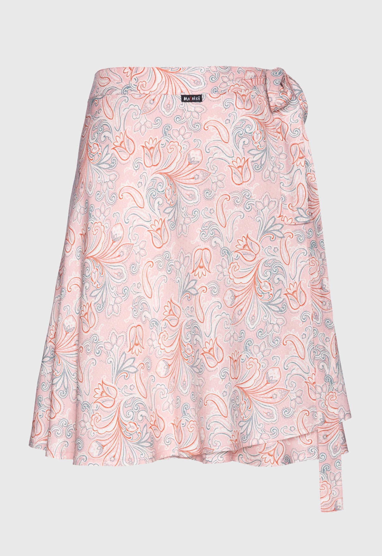 Wrap skirt with wide tie band - S25RSK-100