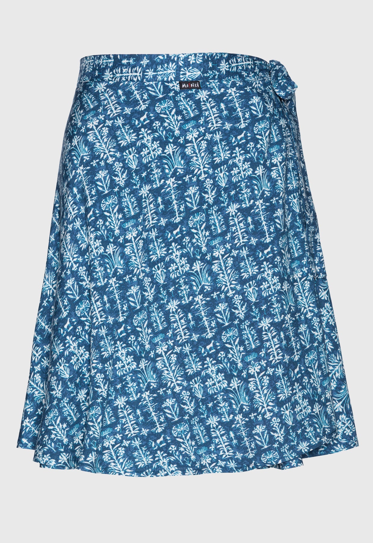 Wrap skirt with wide tie band - S25RSK-100