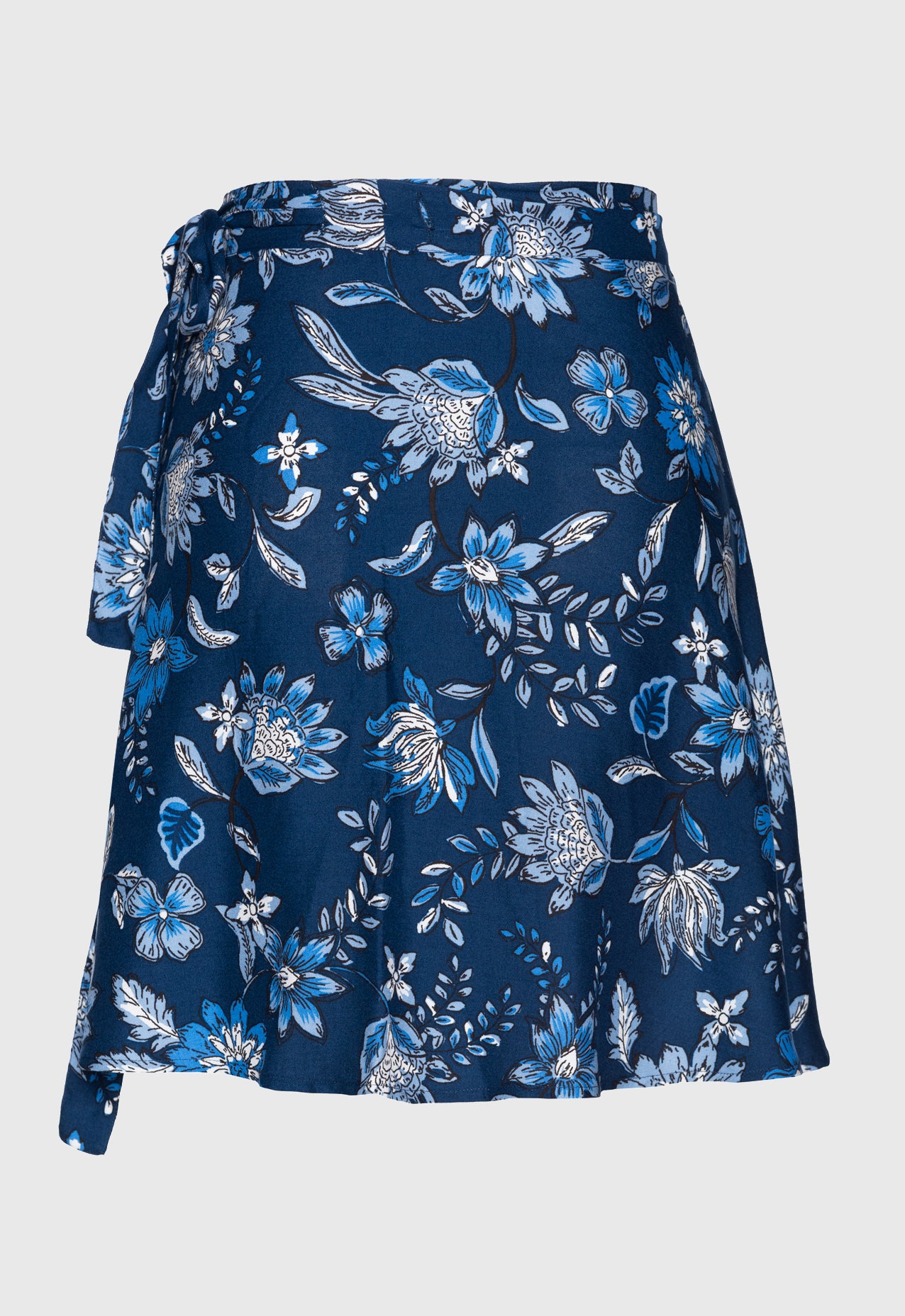 Wrap skirt with wide tie band - S25RSK-100