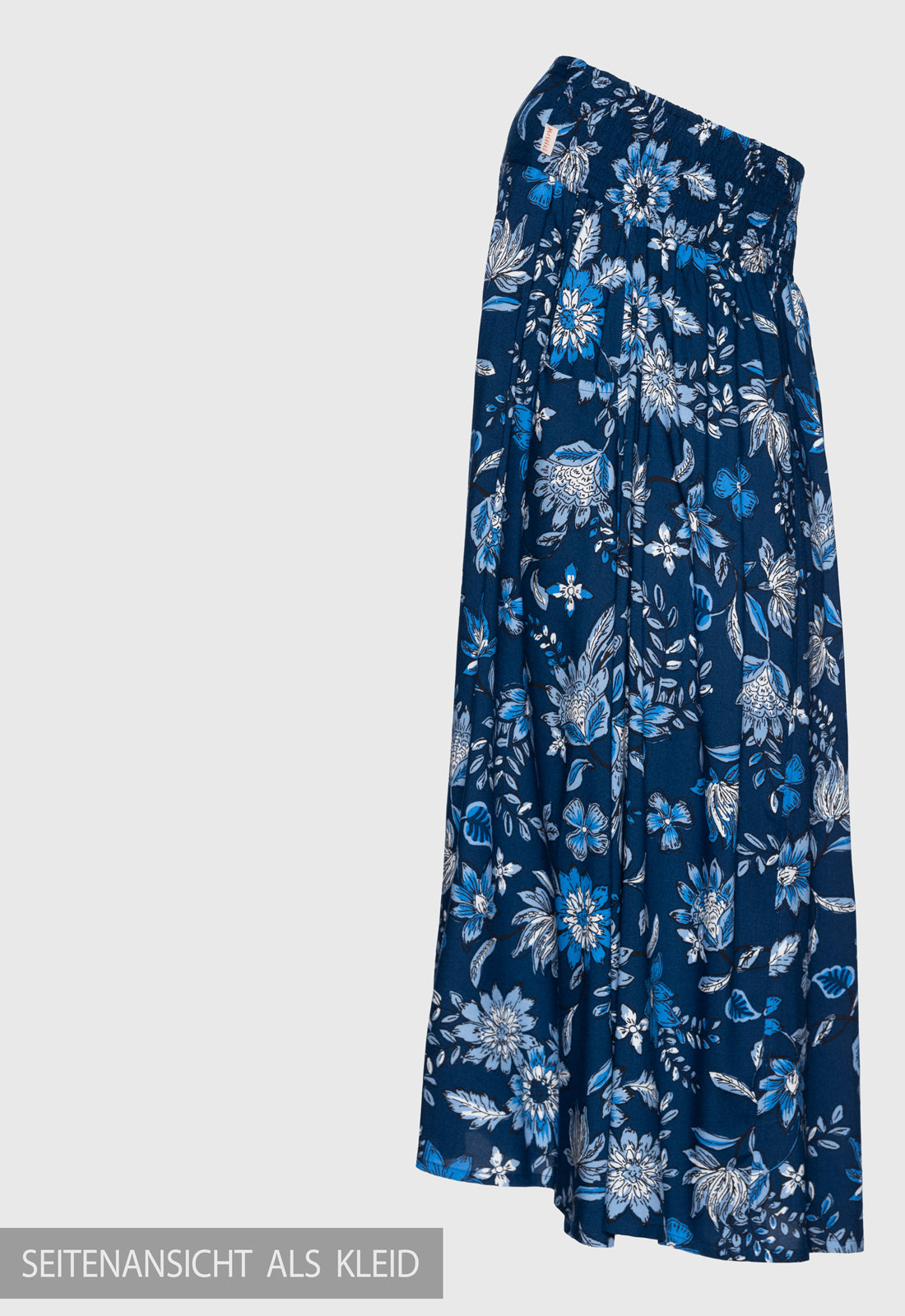 Langer ausgestellter Rock mit gesmoktem Bund - S25Sheera Maxi Skirt