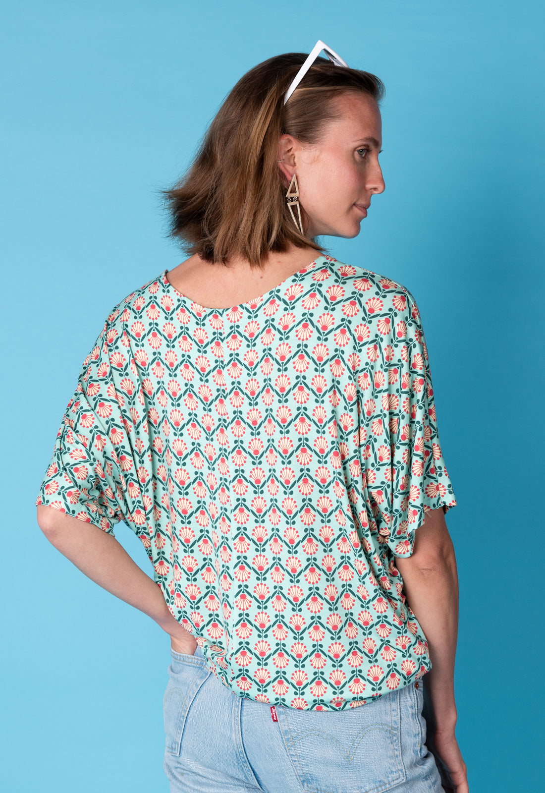 Elegantes Fledermausarm-Top - S25Top-V2
