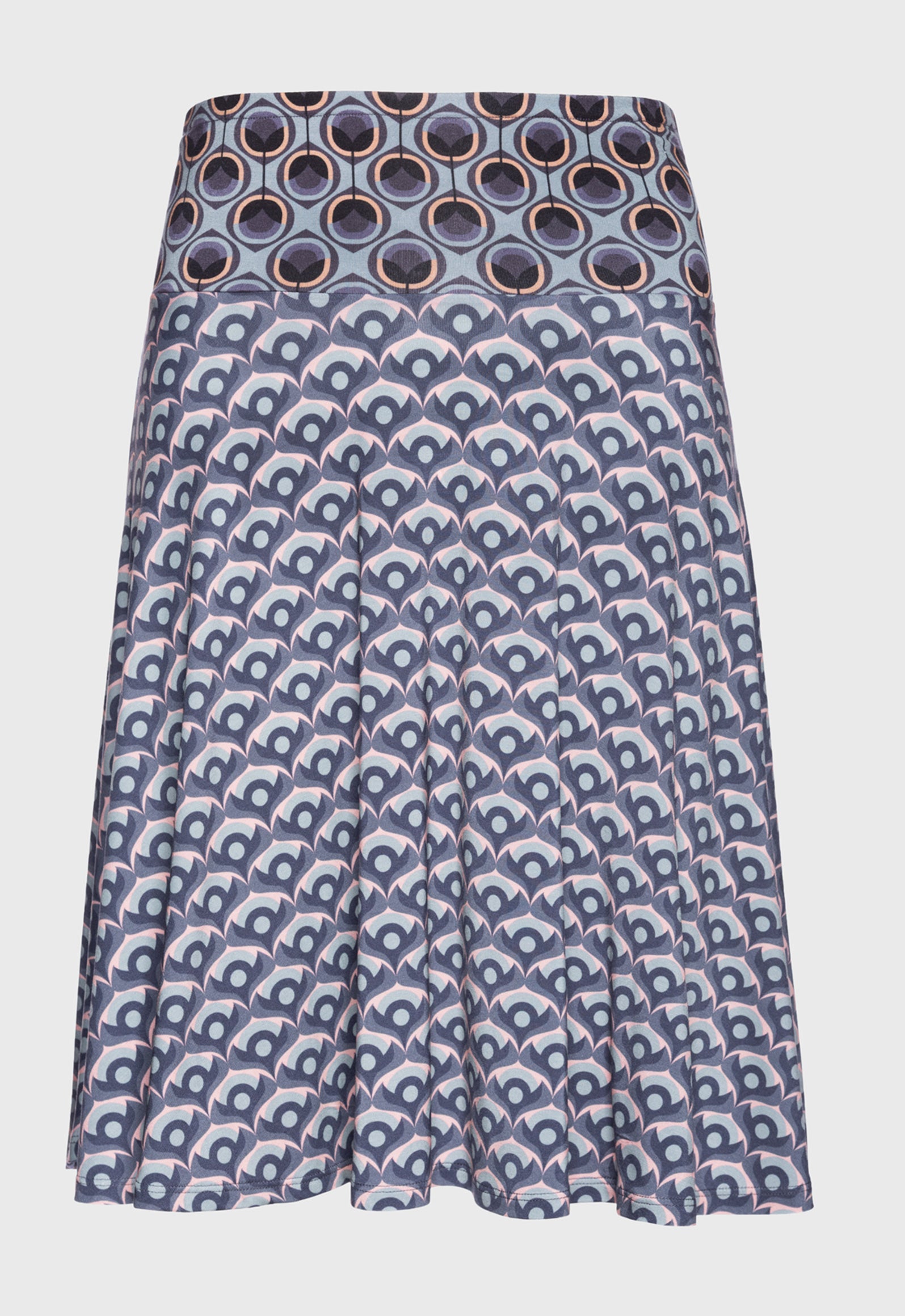 S26Candy Skirt – Schwingender Viskoserock mit Print-Mix