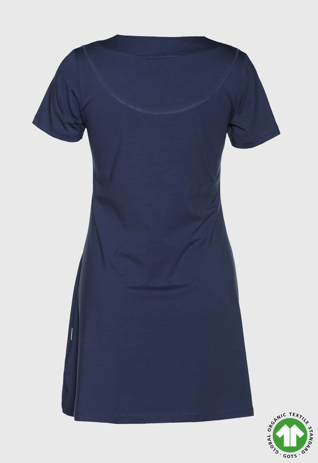 S26Dress-G2 – Feminines Bio-Baumwoll-Minikleid mit Falte