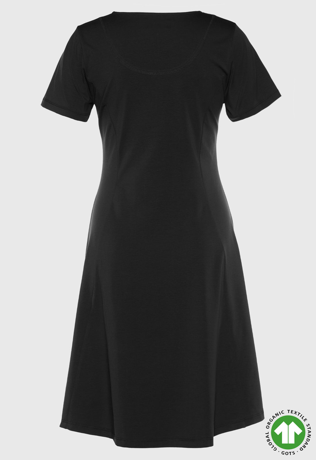 S26Dress-G3 – Kurzarmkleid mit Prinzess-Nähten