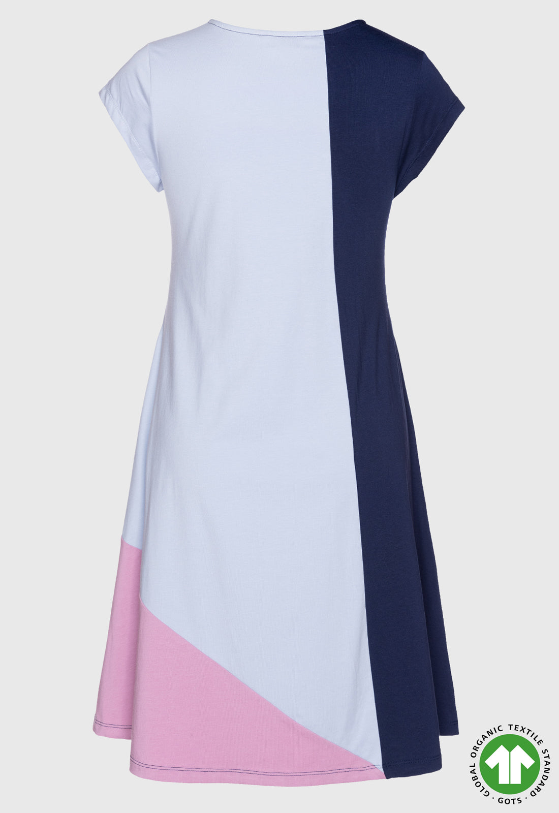 S26Dress-G5 – GOTS Bio-Baumwollkleid im Patchwork-Design