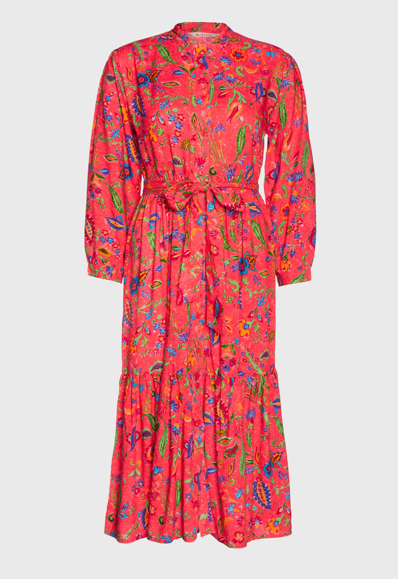 S26Dress-PR3 – Feminines Kleid mit Gürtel aus 100 % Upcycled Rayon