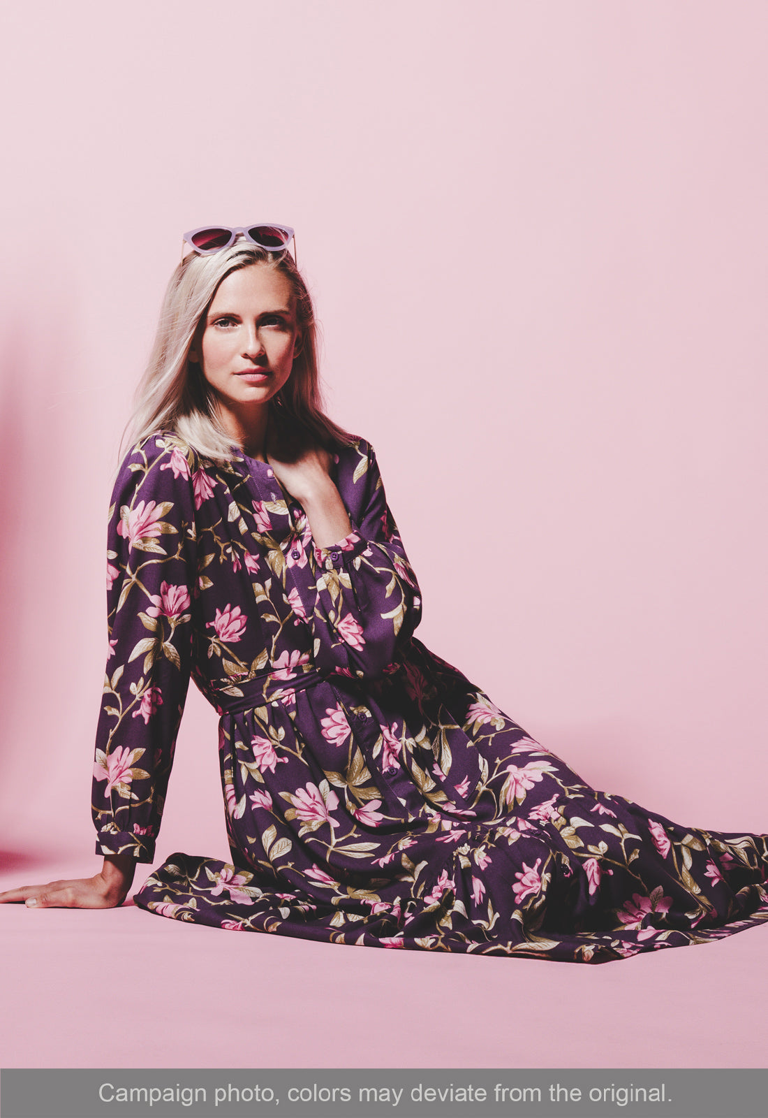 S26Dress-PR3 – Feminines Kleid mit Gürtel aus 100 % Upcycled Rayon