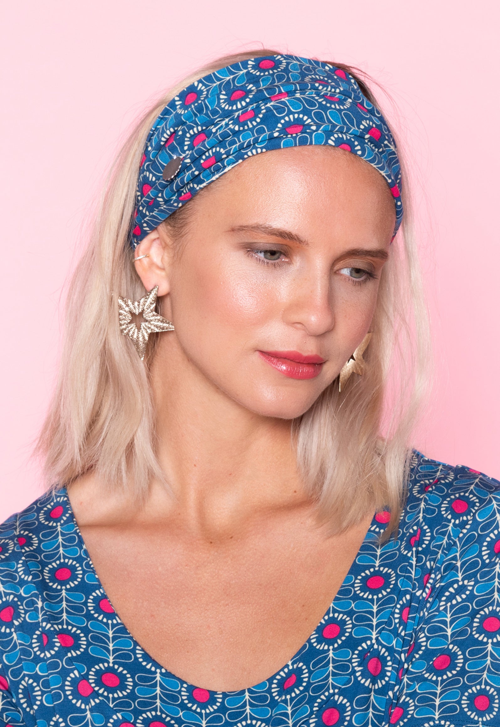 S26HB-V1 - Haarband mit gerafftem Gummi