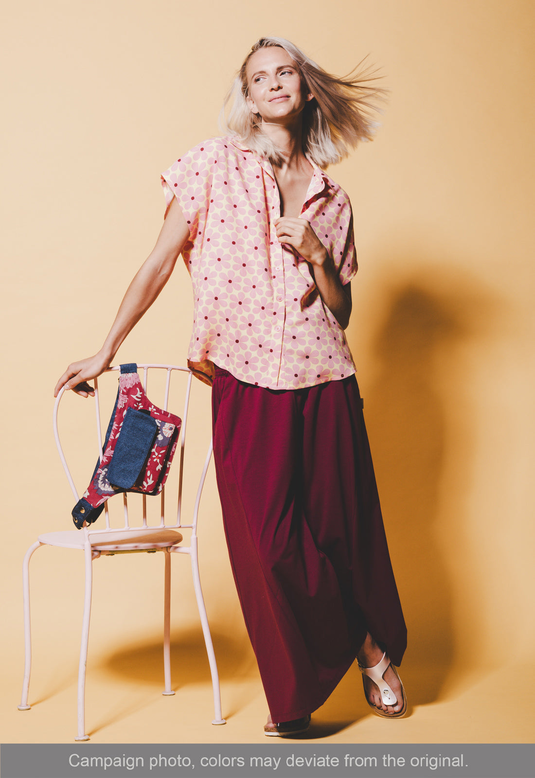 S26Pants-G1 – Weite Hose mit gesmoktem Bund