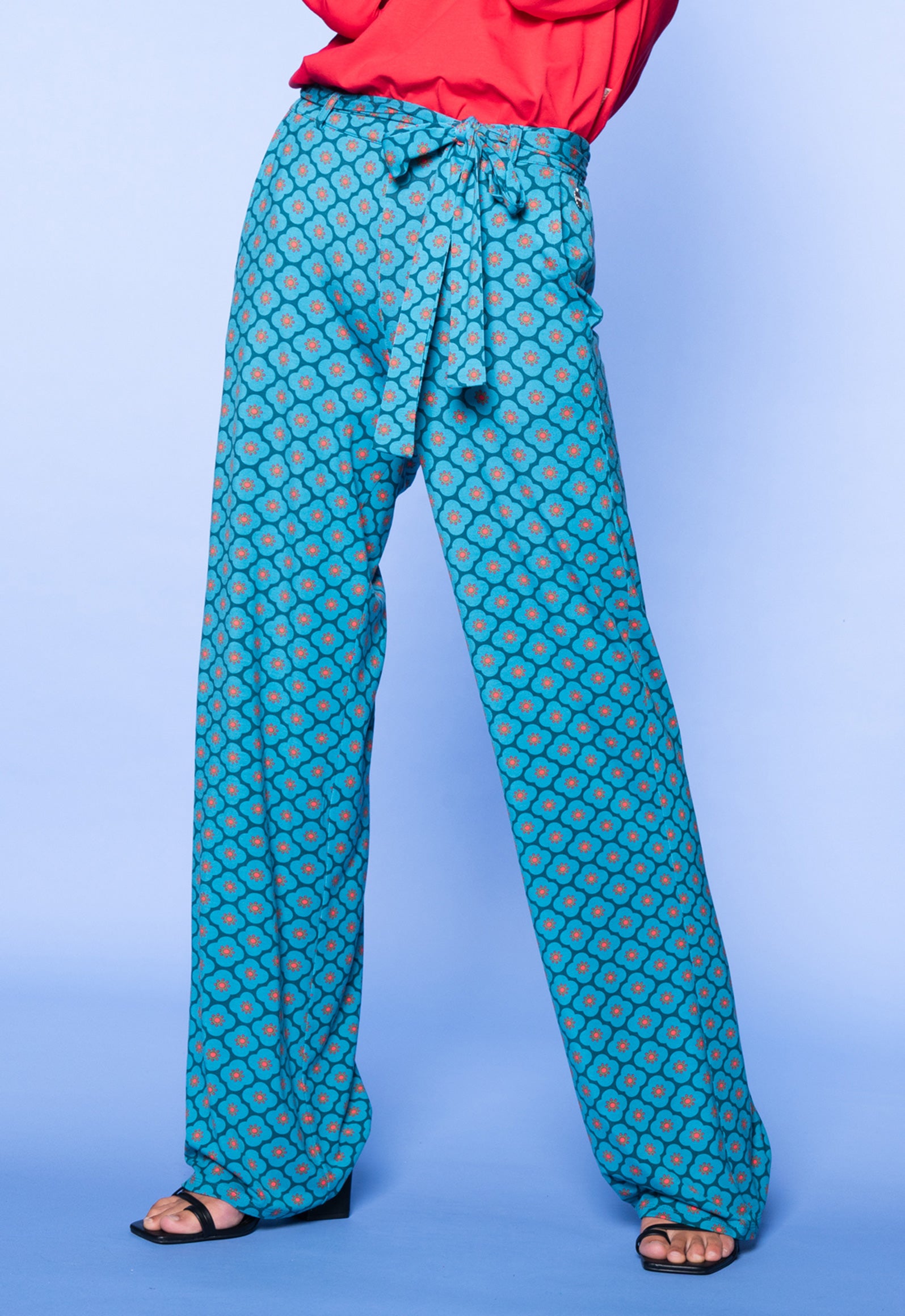 S26Pants-V1 – Bequeme Viskosehose mit Bindegürtel