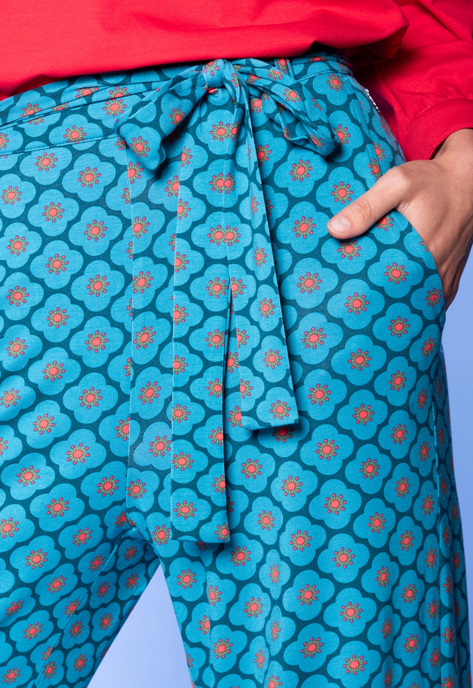 S26Pants-V1 – Bequeme Viskosehose mit Bindegürtel