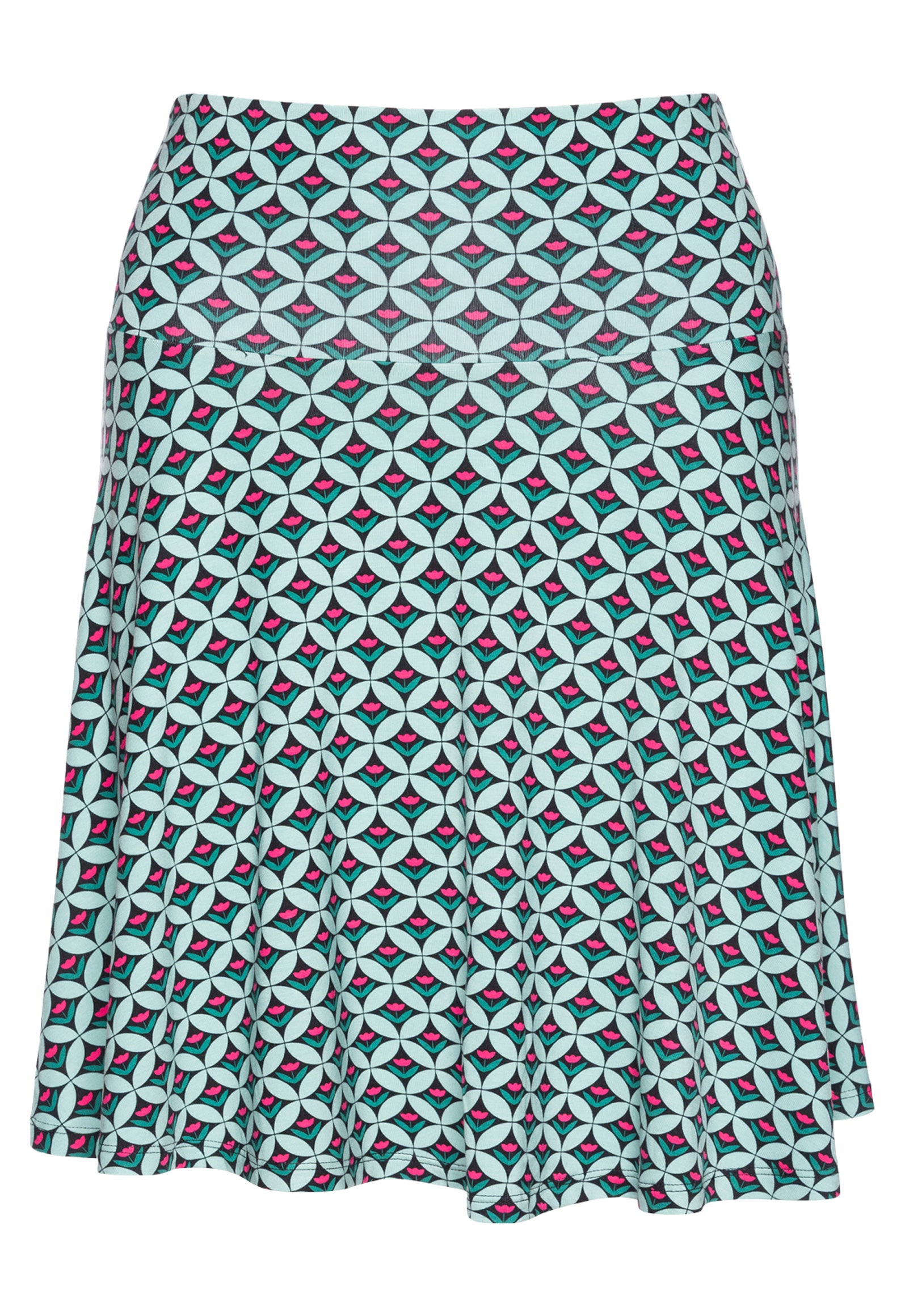 S26Skirt-V1 – Weitschwingender Rock mit breitem Bund