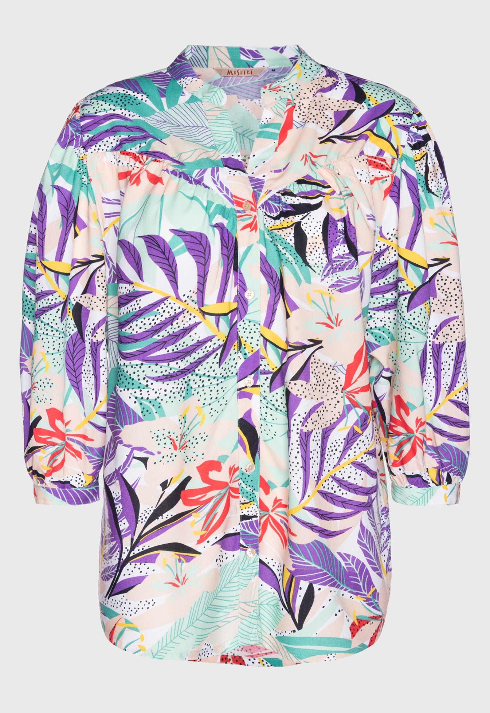 S26Top-PR1 – Leichtes Blusentop aus 100 % Upcycled Rayon