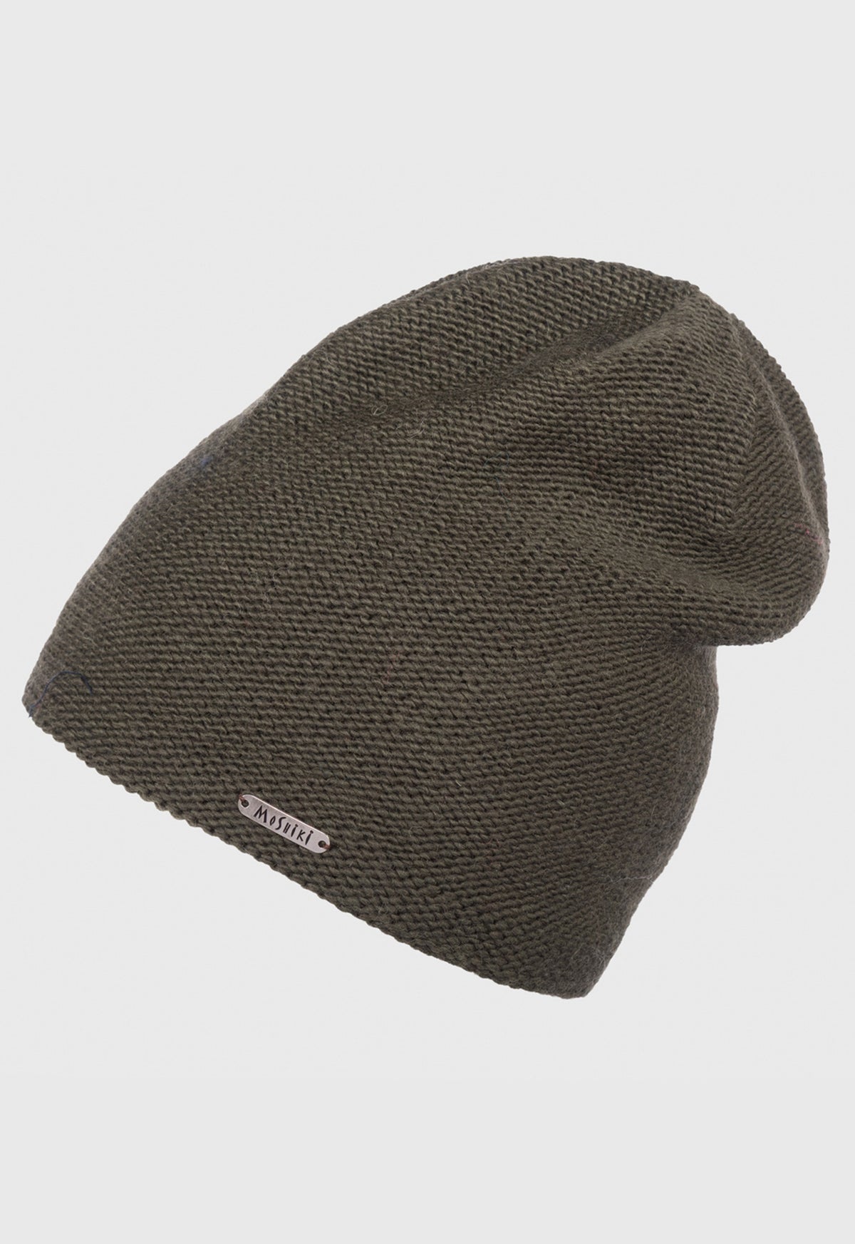 Sagar Beanie – Longbeanie aus Naturwolle in Linksstrick mit Bio-Fleece