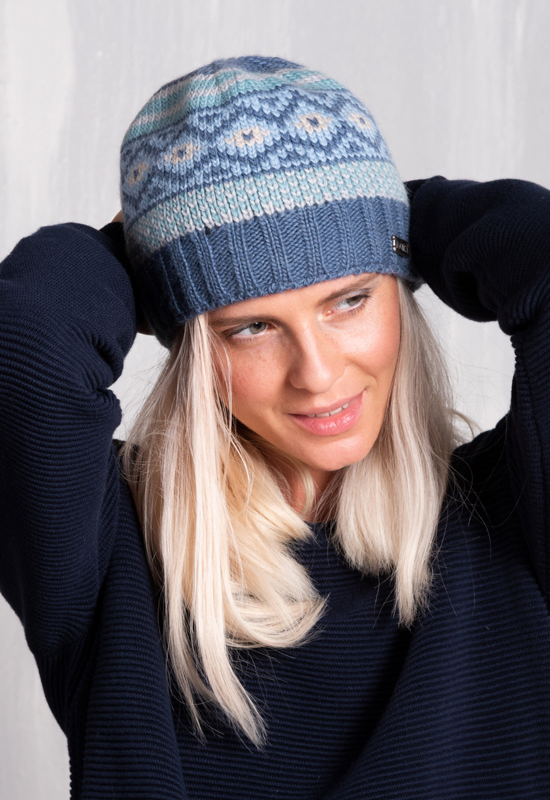 Shoma Beanie – Natürlich warm & mit traditionellem Muster