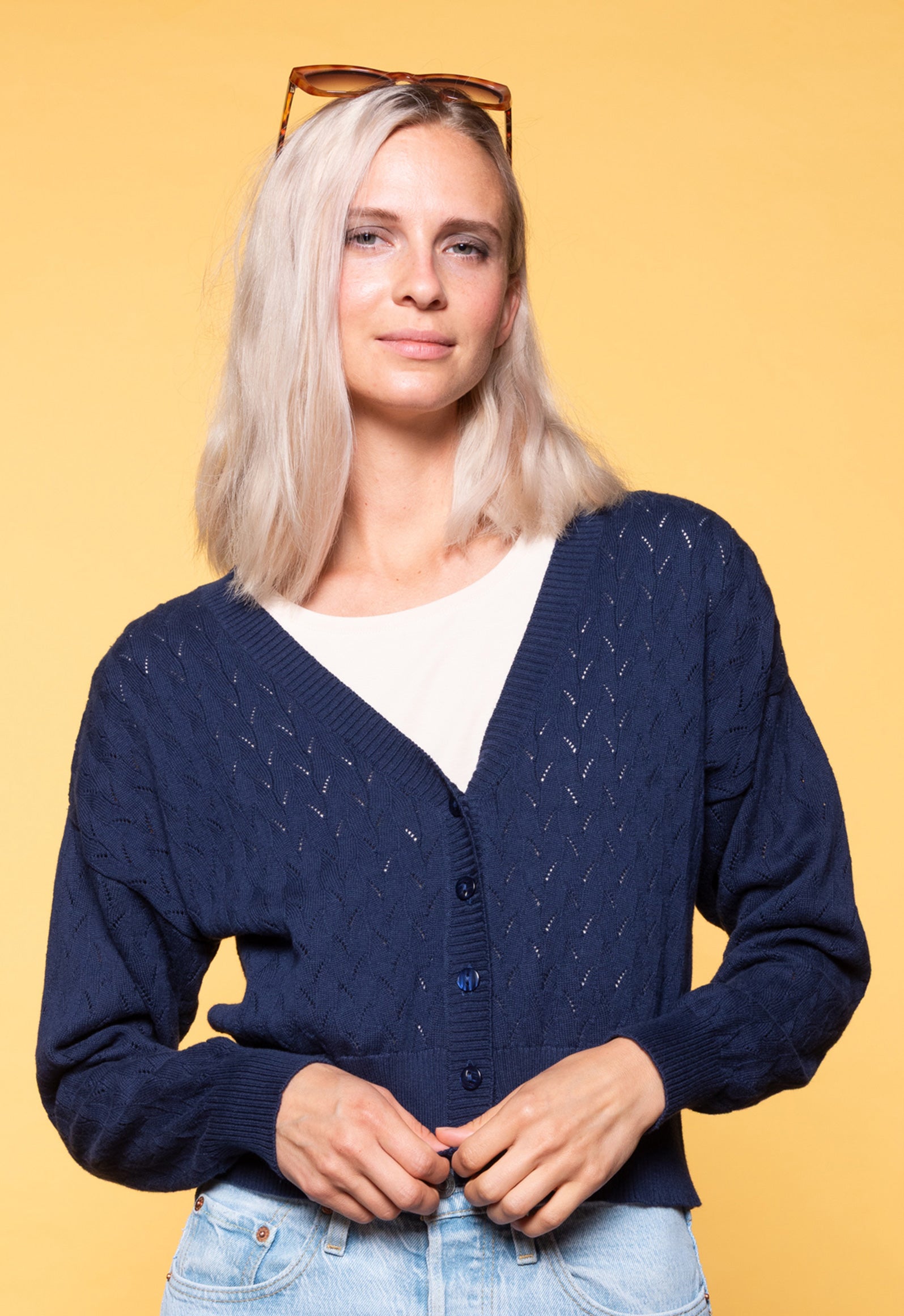 Tamani Ajour-Strickjacke GOTS-Zertifiziert