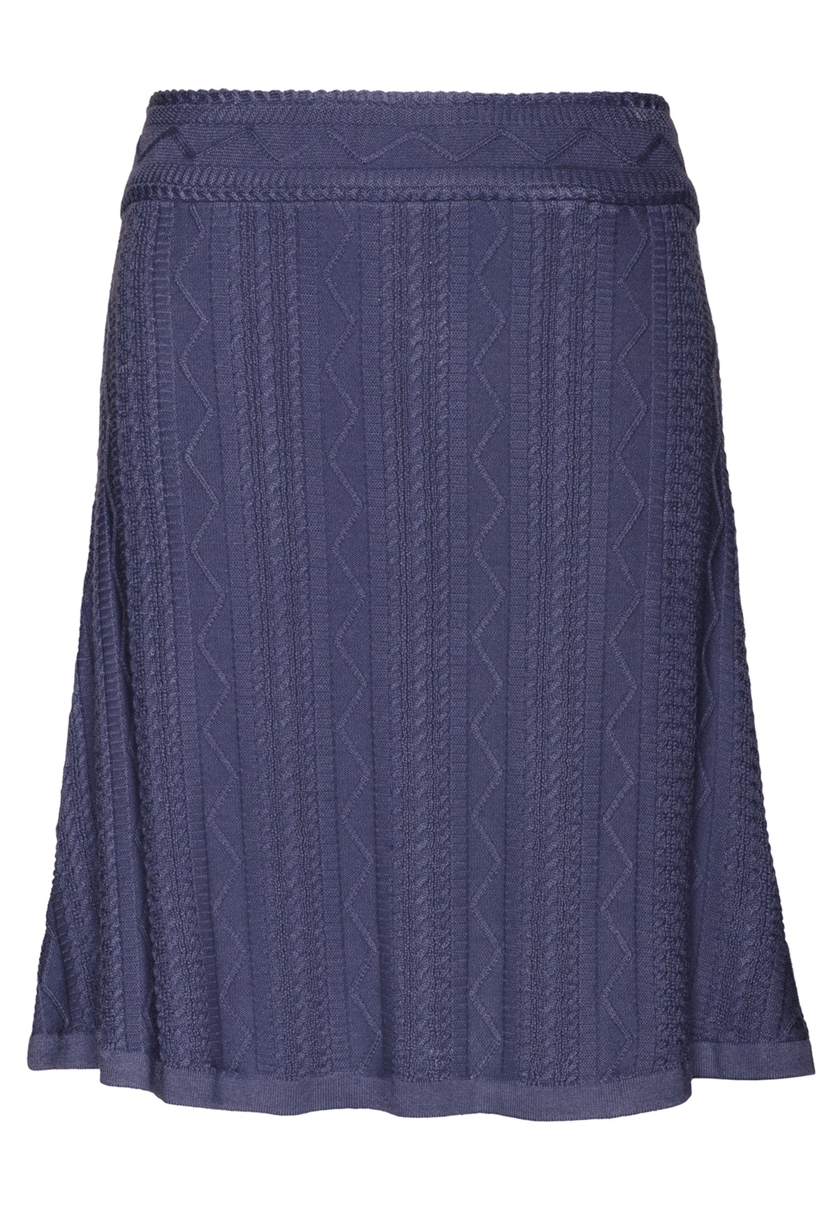 Tanuwa Skirt – A-Linien-Strickrock aus Bio-Baumwolle