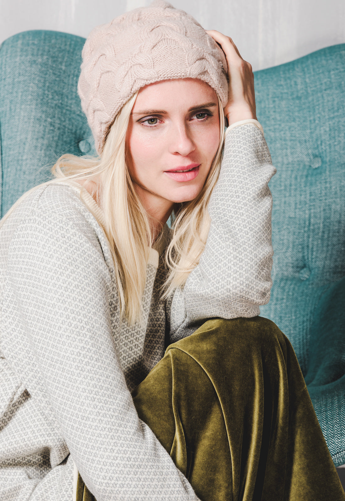 Tirana Pullover – GOTS-zertifizierter Strickpullover aus Bio-Baumwolle