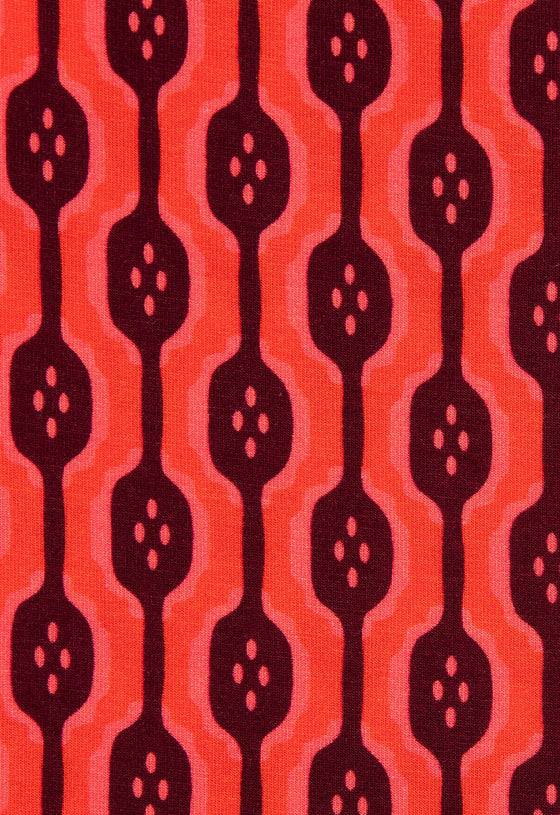 Kleid mit V-Ausschnitt, halblangen Ärmeln und Zierbändern - VD01W23