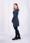 Locker geschnittenes Kleid mit ausgestelltem Rockteil - VD03W23