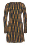 Kurzes Langarm-Kleid mit Kellerfalte - VD05W23