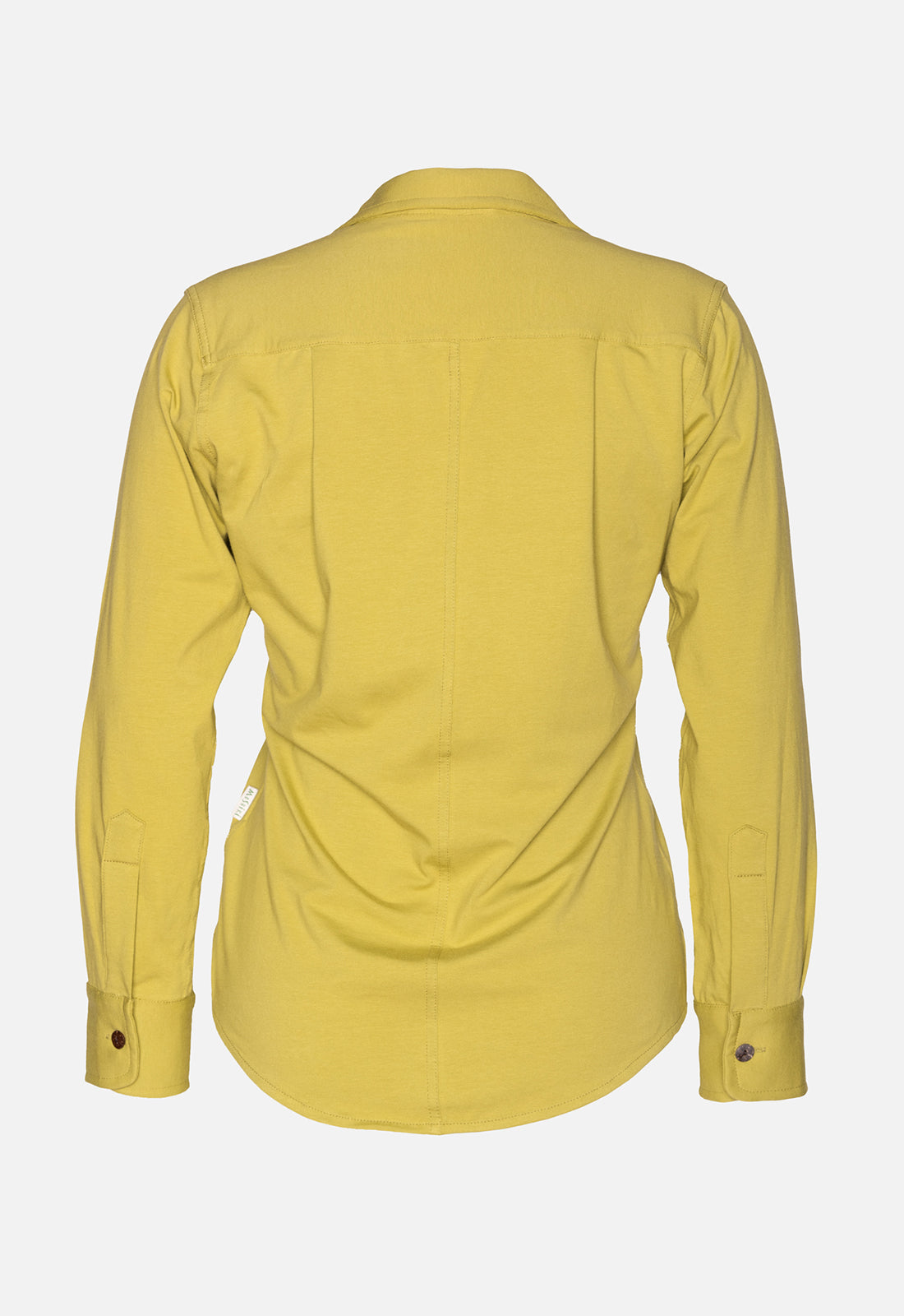 W25Blouse-G1 – Klassische Jerseybluse mit Knopfleiste – GOTS-zertifiziert