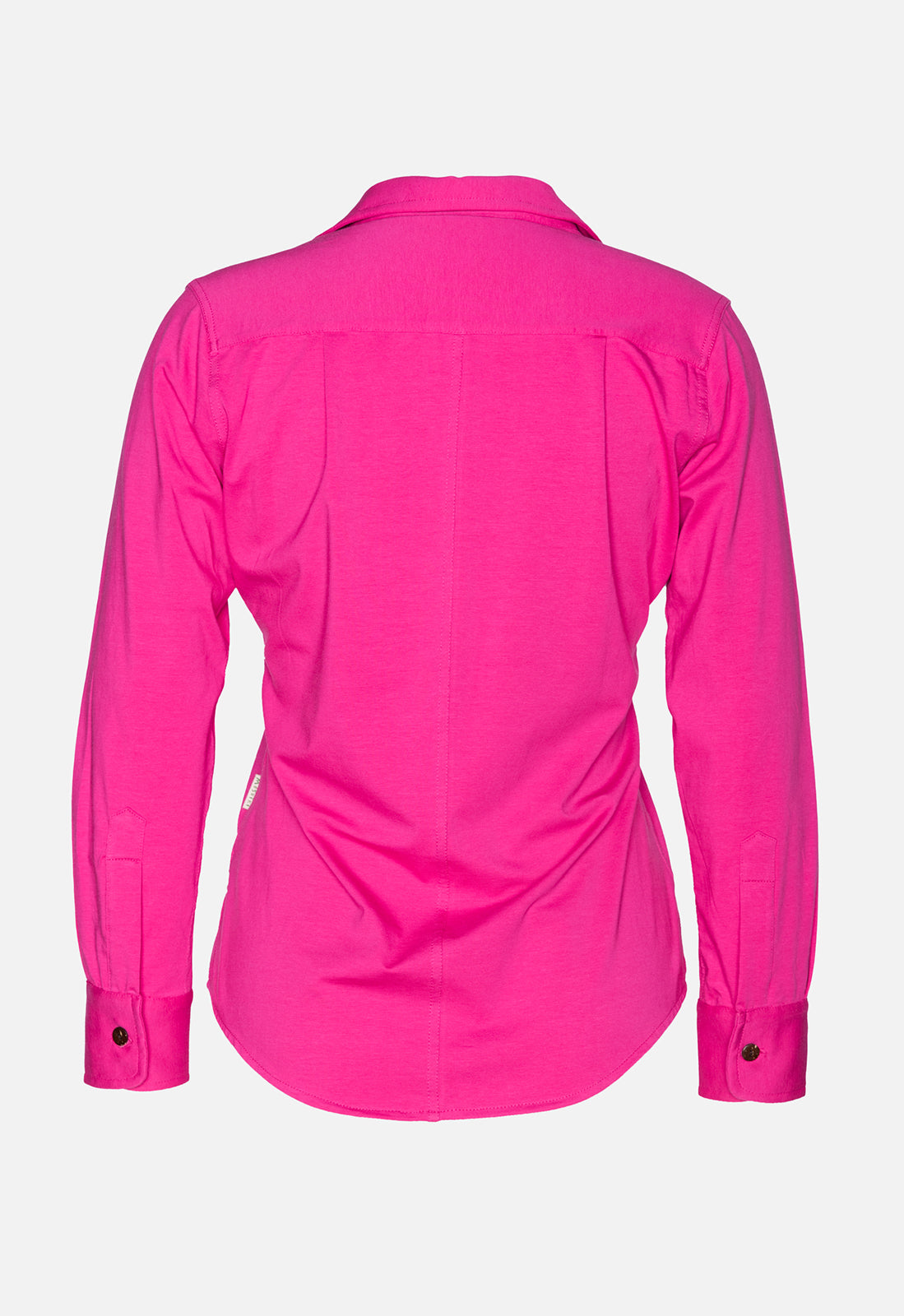 W25Blouse-G1 – Klassische Jerseybluse mit Knopfleiste – GOTS-zertifiziert