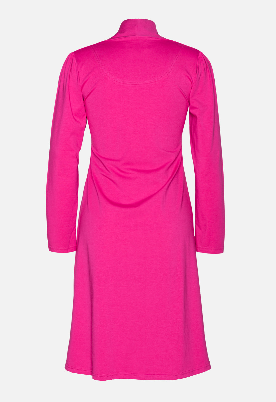W25Dress-G1 – Feminines Jersey-Kleid mit V-Ausschnitt – GOTS-zertifiziert