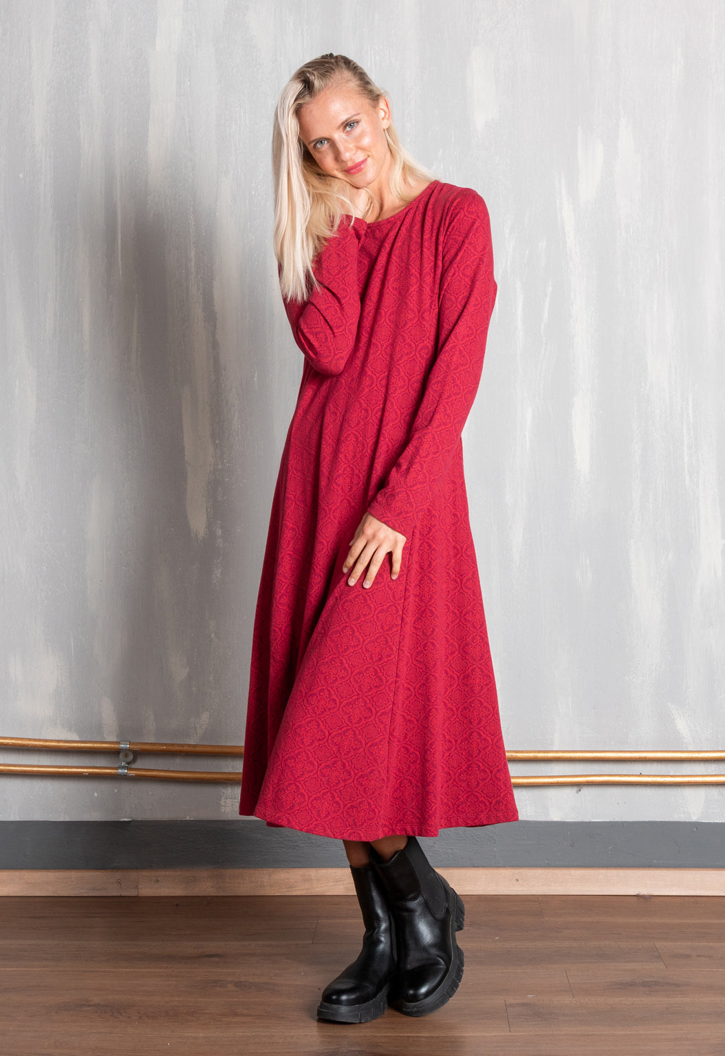 W25Dress-G3 – Feminines Kleid mit Prinzessnähten – GOTS-zertifiziert