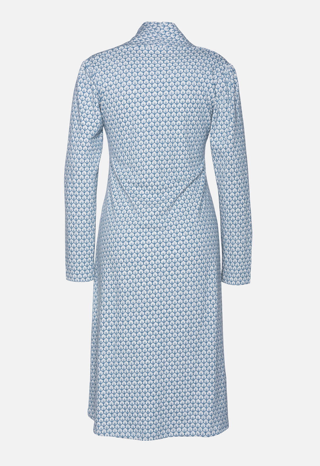 W25Dress-G4 – Kleid mit hohem Kragen & V-Ausschnitt – GOTS-zertifiziert