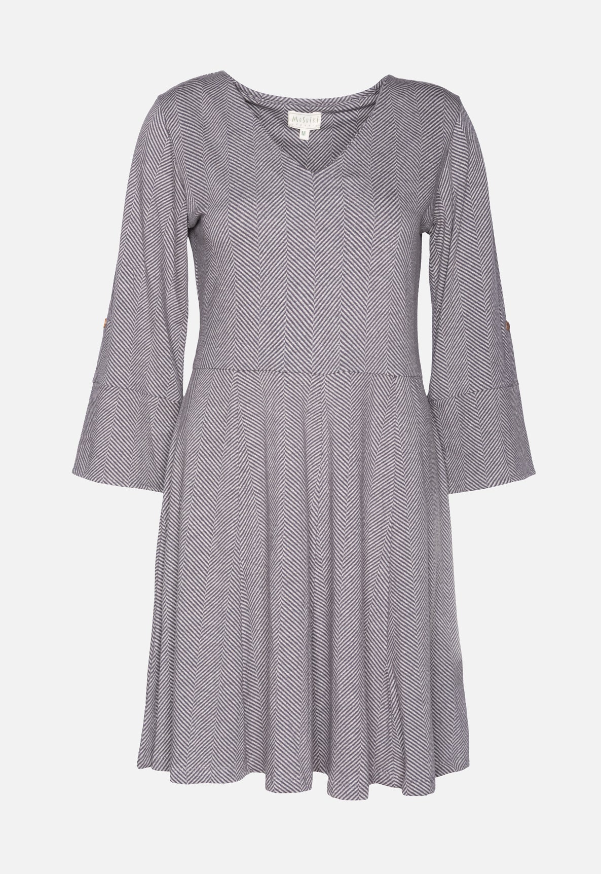 W25Dress-G5 – Kleid mit ausgestelltem Rockteil – GOTS-zertifiziert