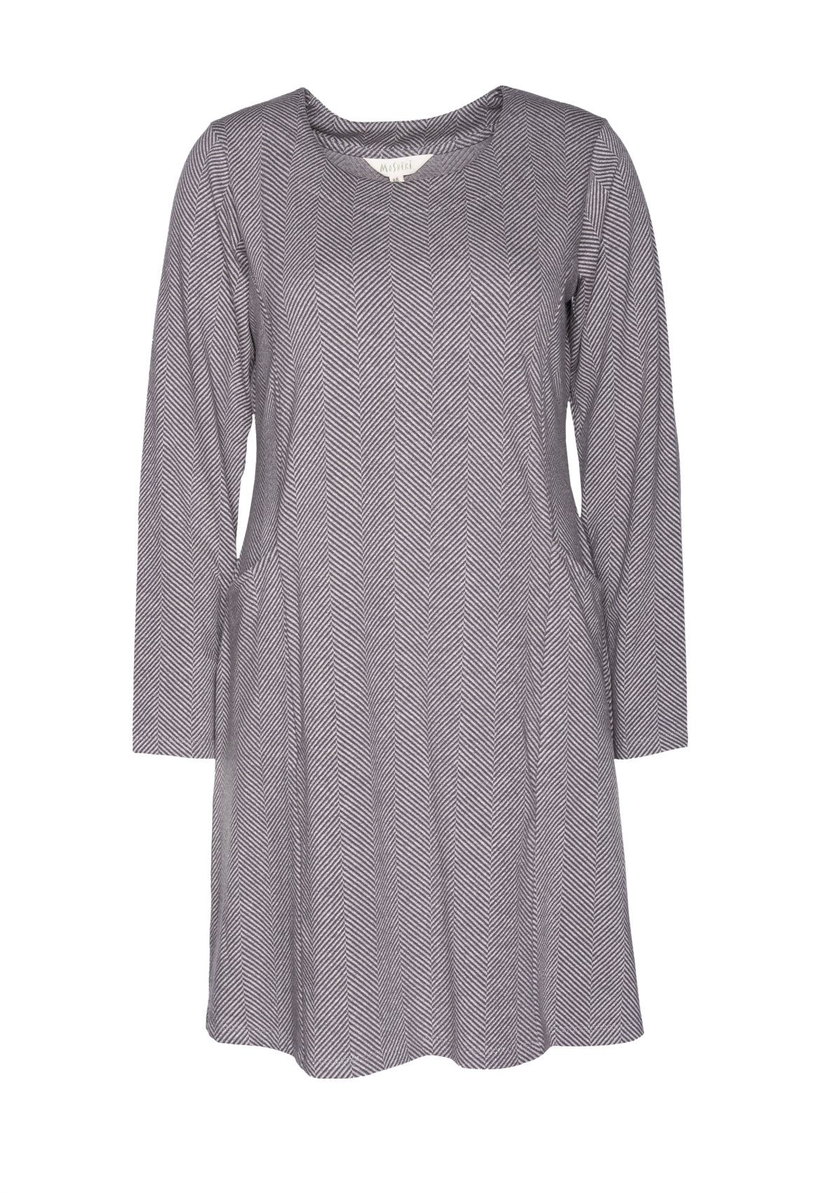 W25Dress-G6 – Kleid mit Prinzessnähten & Taschen – GOTS-zertifiziert