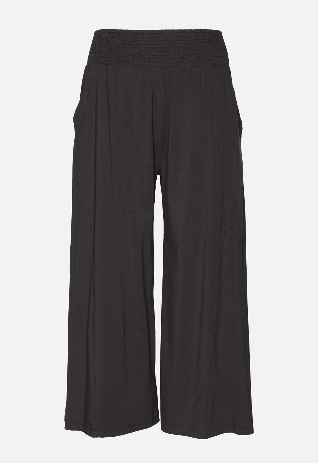 W25Pants-G1 – Bequeme Jerseyhose mit gesmoktem Bund – GOTS-zertifiziert