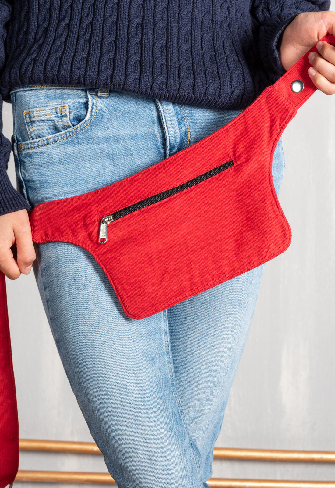 Tragebeispiel - Das Model ist 1,70 m groß.