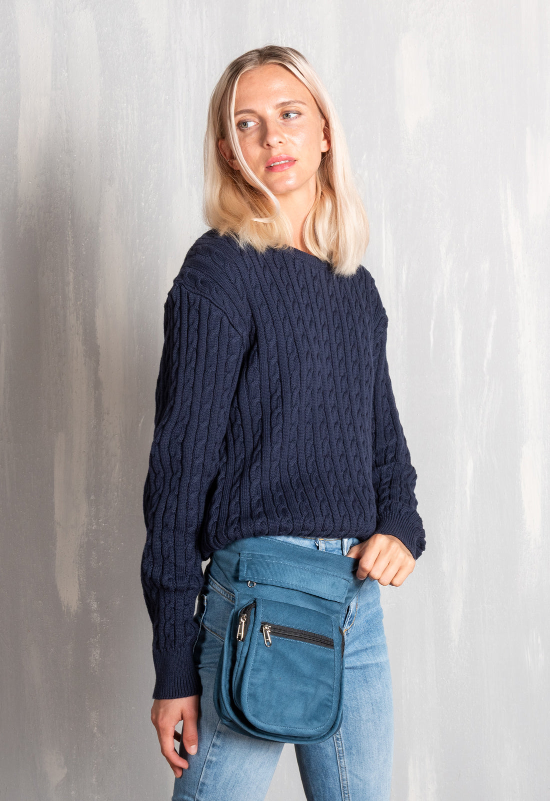Das Model ist 1,70 m groß.