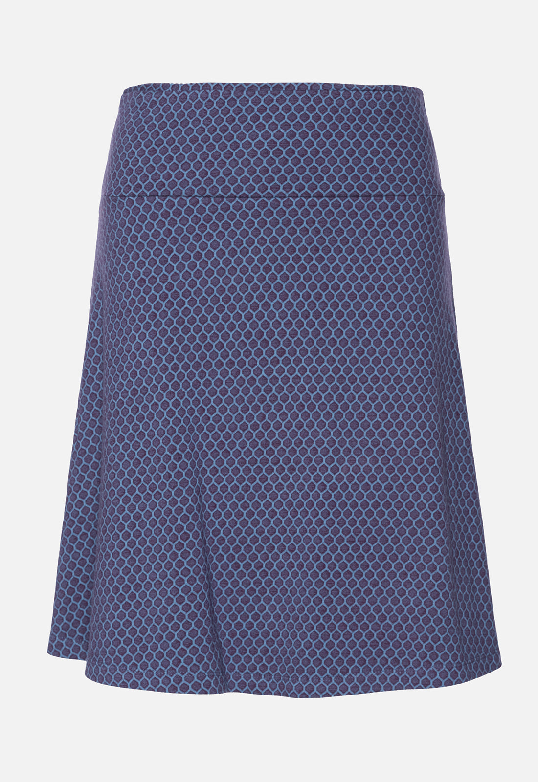 W25Skirt-G1 – Kurzer Jacquard-Rock aus Bio-Baumwolle – GOTS-zertifiziert
