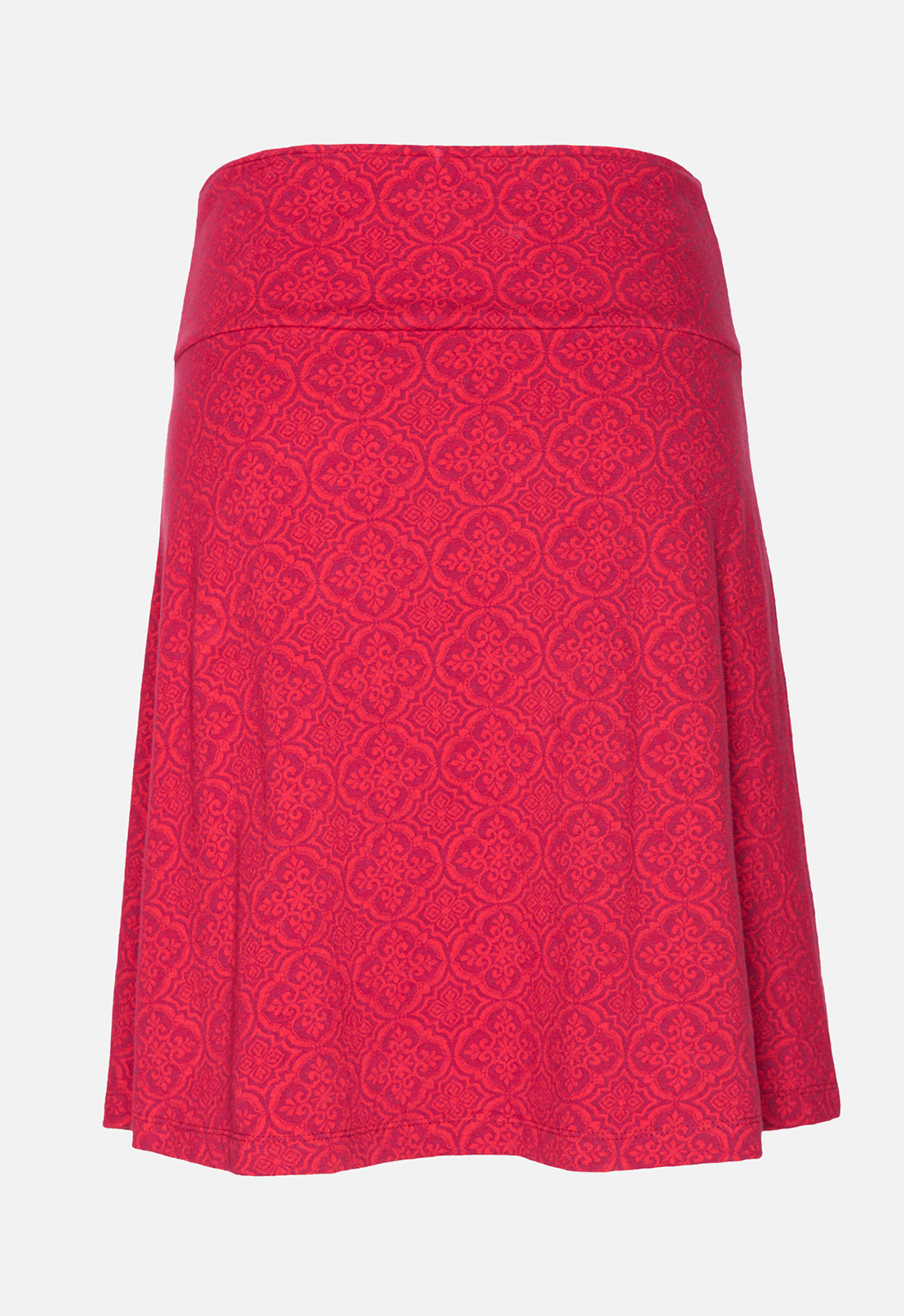 W25Skirt-G1 – Kurzer Jacquard-Rock aus Bio-Baumwolle – GOTS-zertifiziert