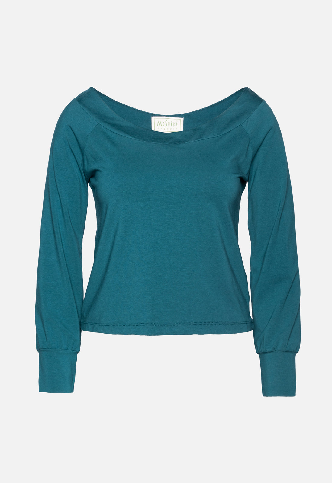 W25Top-G2 – Langarmshirt mit weitem Ausschnitt – GOTS-zertifiziert