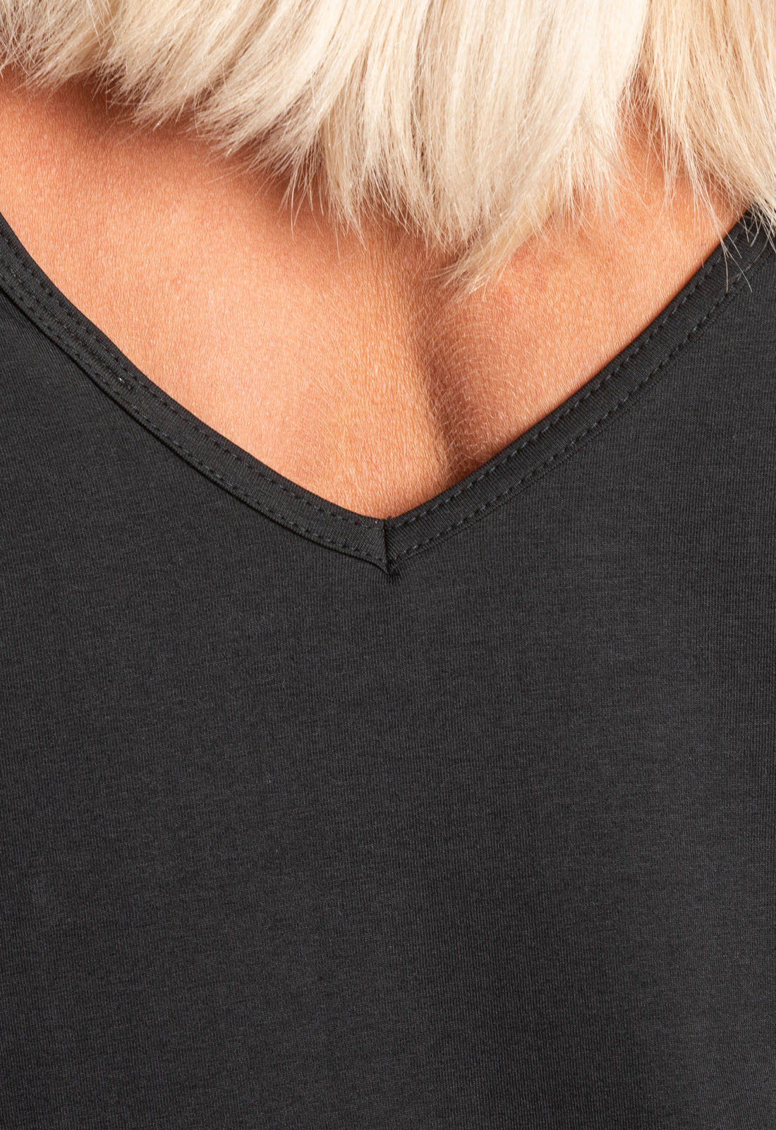 W25Top-G3 – Oberteil mit Halbarm und V-Ausschnitt hinten – GOTS-zertifiziert