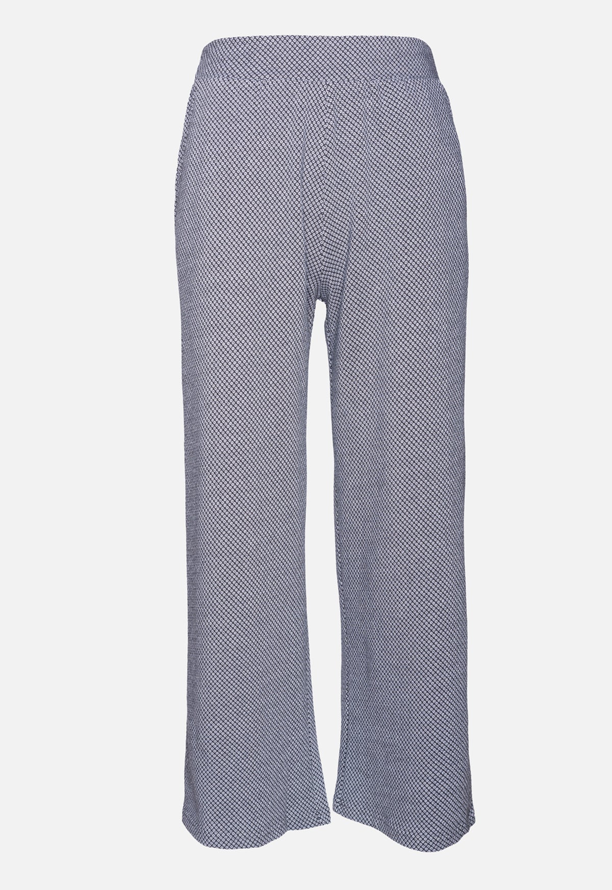 W26Pants-G4 – GOTS Hose mit weitem Bein aus Bio-Baumwoll-Jacquard