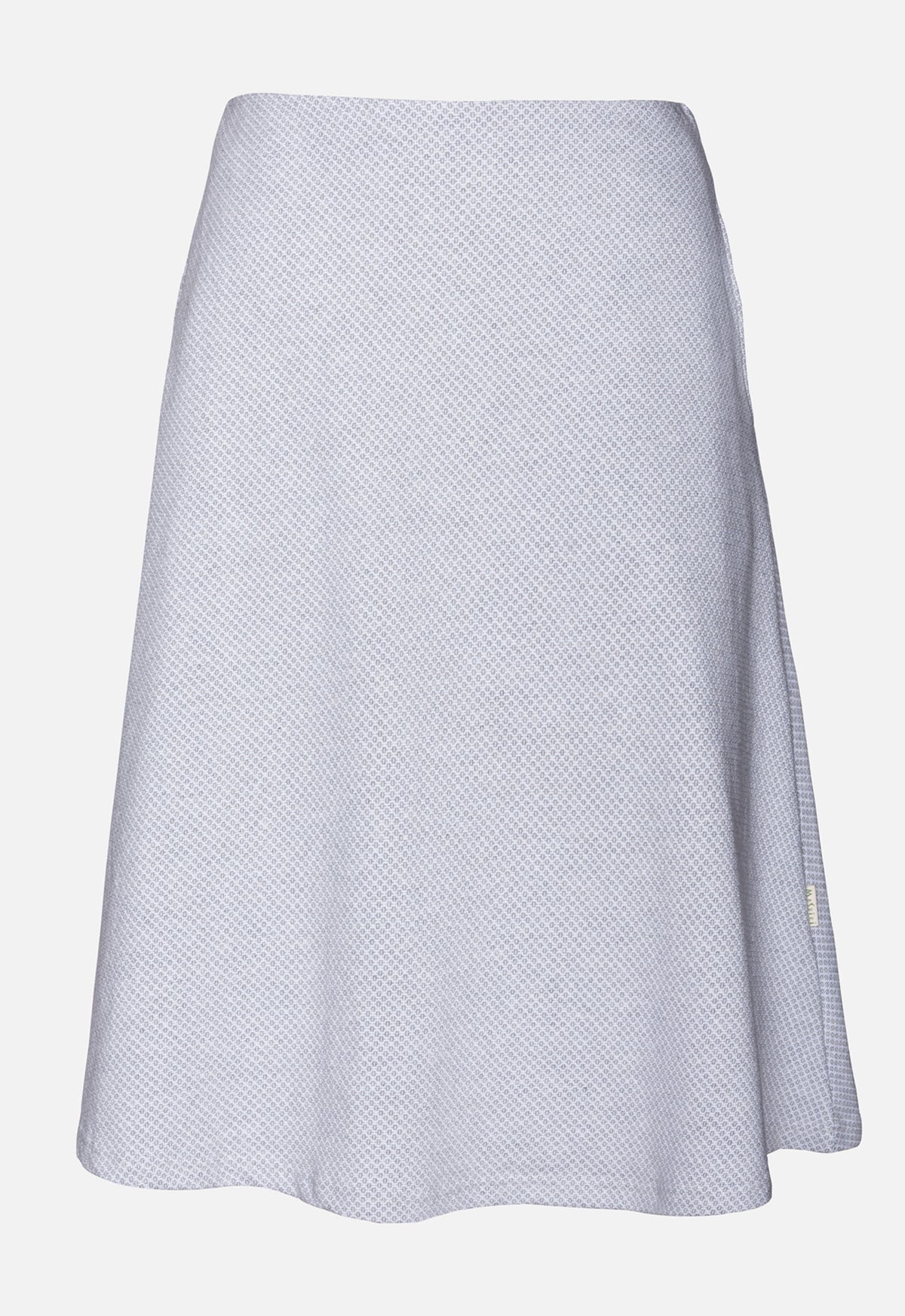 W26Skirt-G2 – GOTS A-Linien-Rock aus Bio-Baumwoll-Jacquard