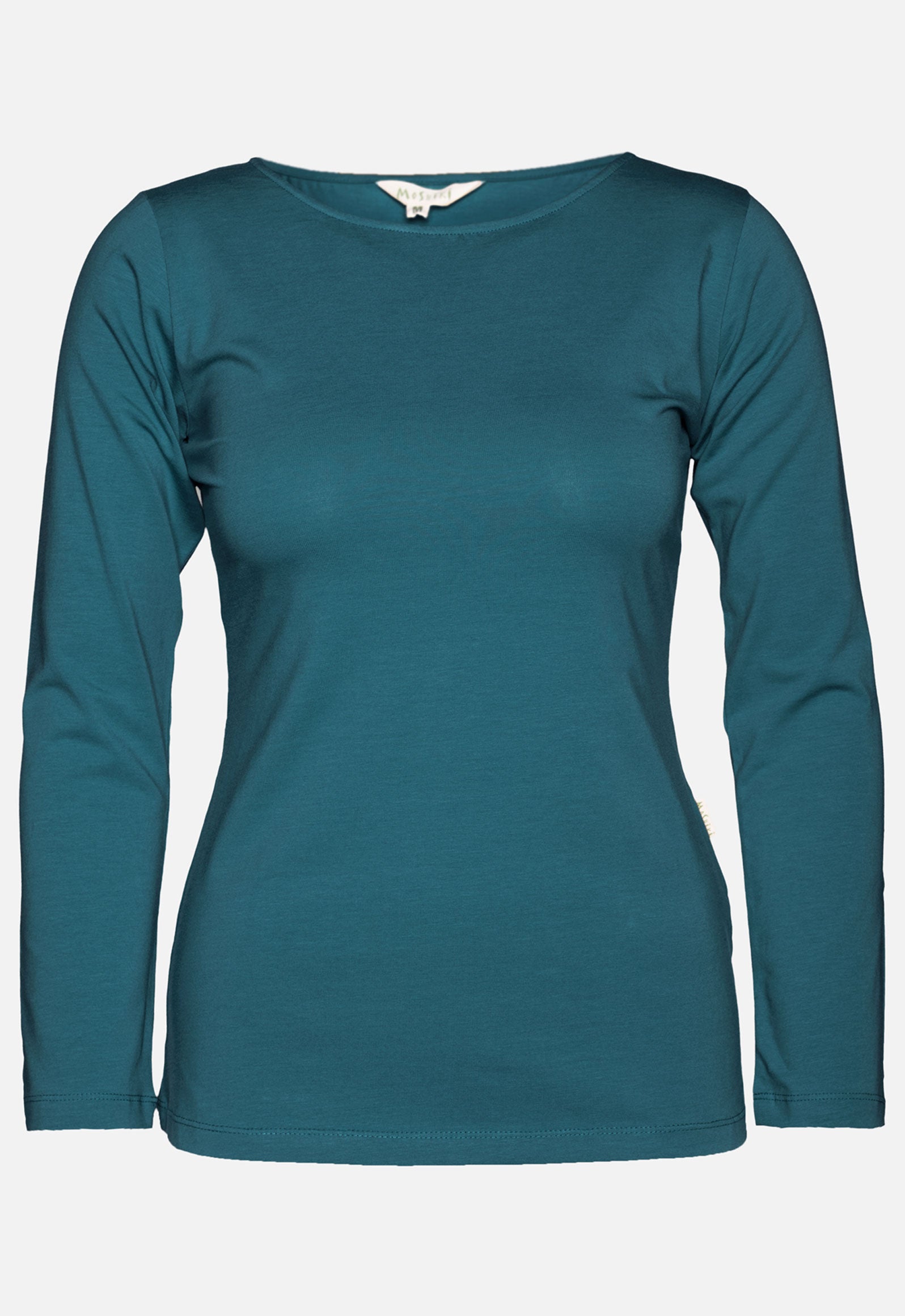 W26Top-G1 – Figurbetontes Langarmshirt aus Bio-Baumwolle