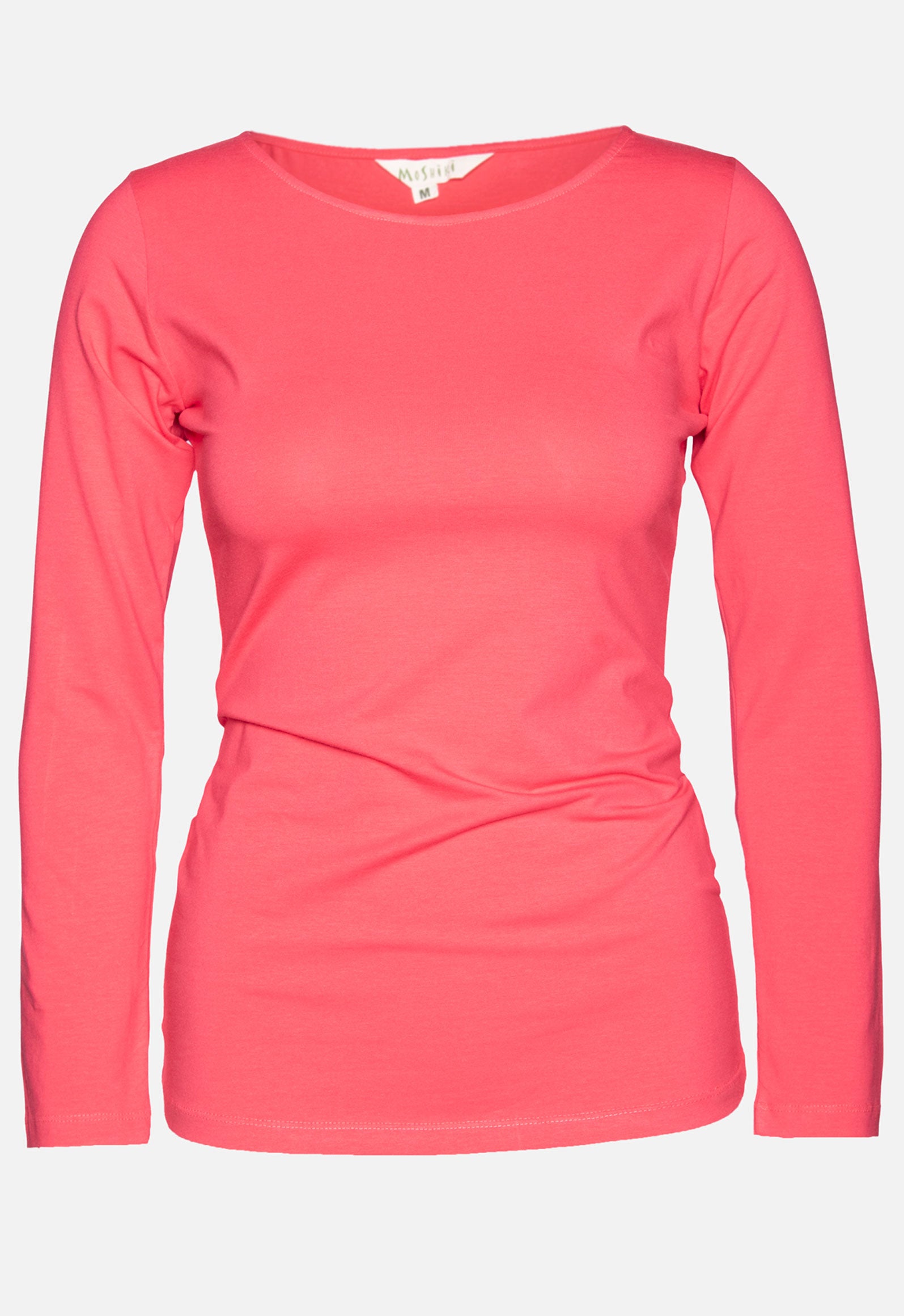 W26Top-G1 – Figurbetontes Langarmshirt aus Bio-Baumwolle