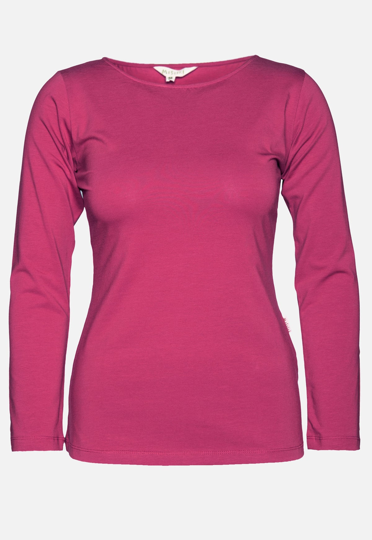 W26Top-G1 – Figurbetontes Langarmshirt aus Bio-Baumwolle