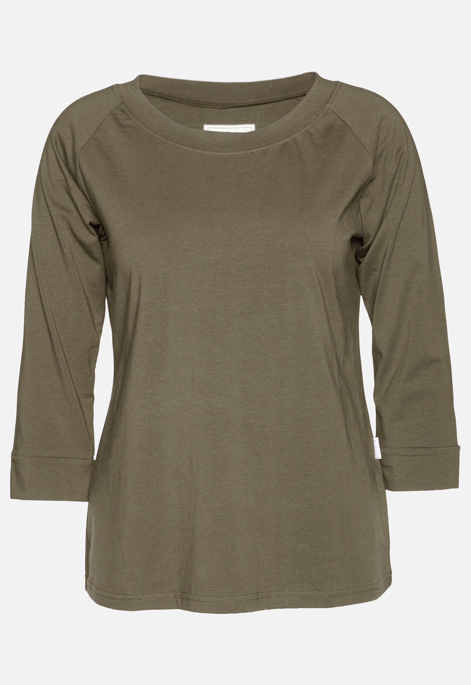 W26Top-G2 – Längeres Langarmshirt aus Bio-Baumwolle
