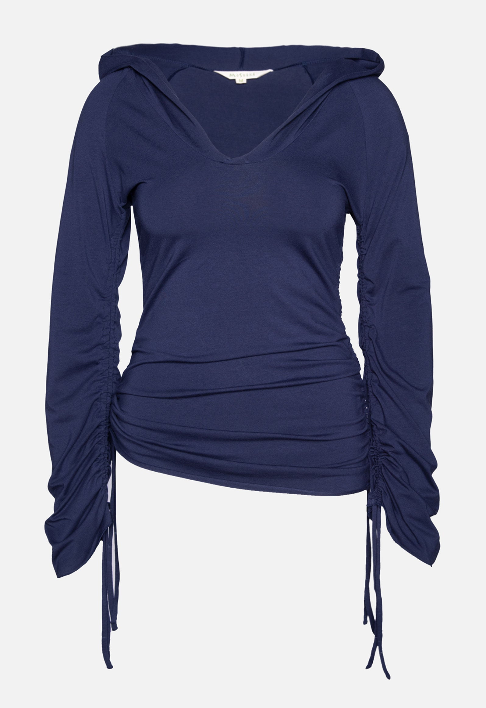 W26Top-G3 – Langarmshirt mit Kapuze und variabler Raffung