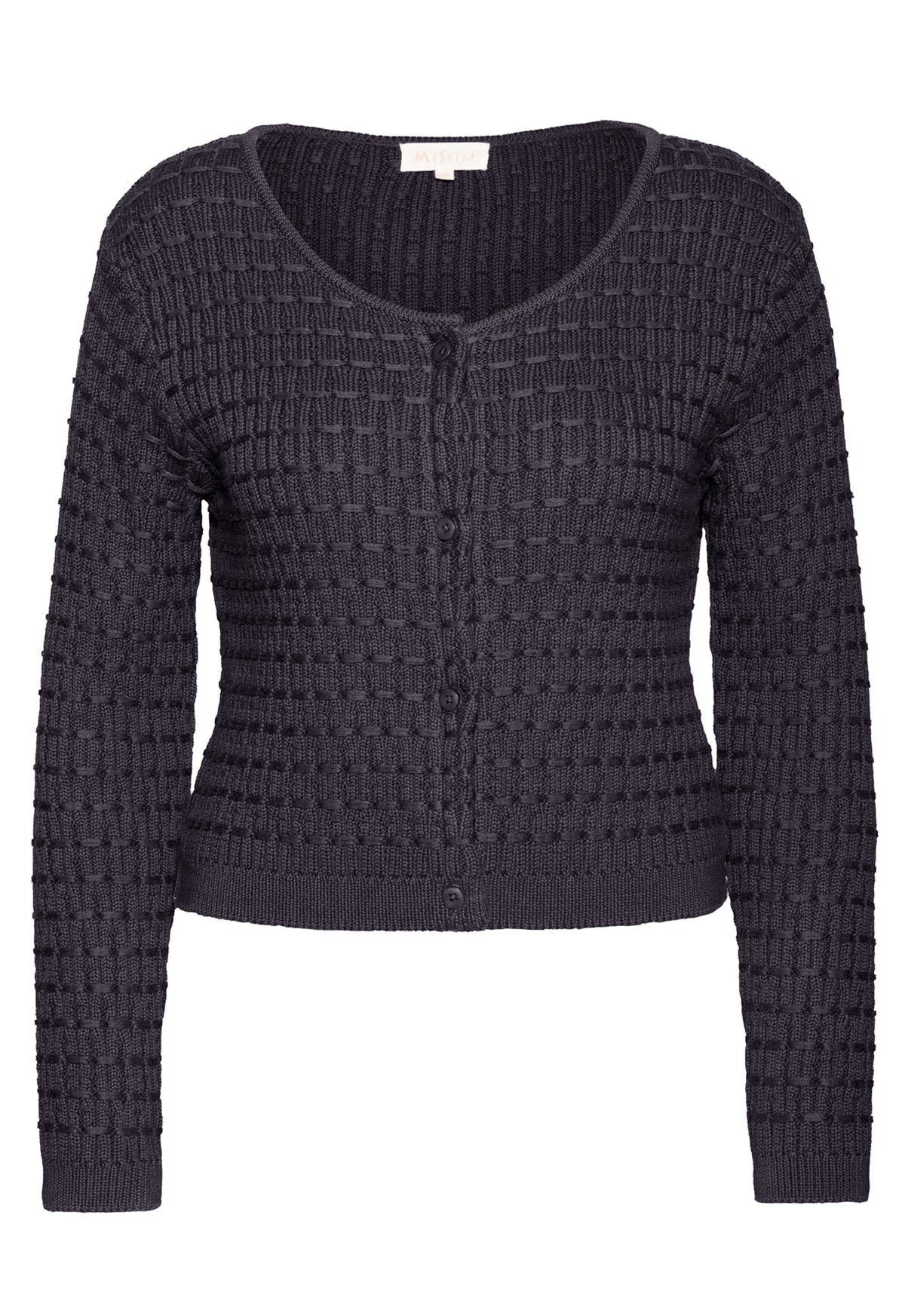 Yumari Jacket – Figurbetonter Strickcardigan aus Bio-Baumwolle