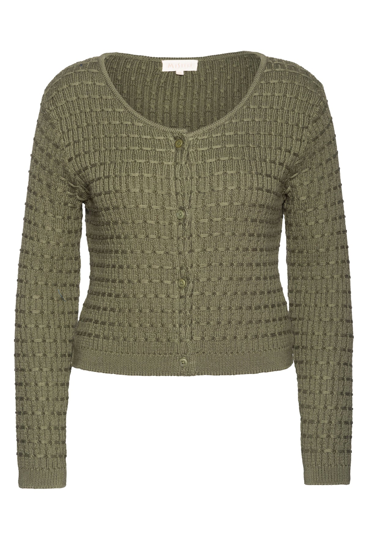 Yumari Jacket – Figurbetonter Strickcardigan aus Bio-Baumwolle